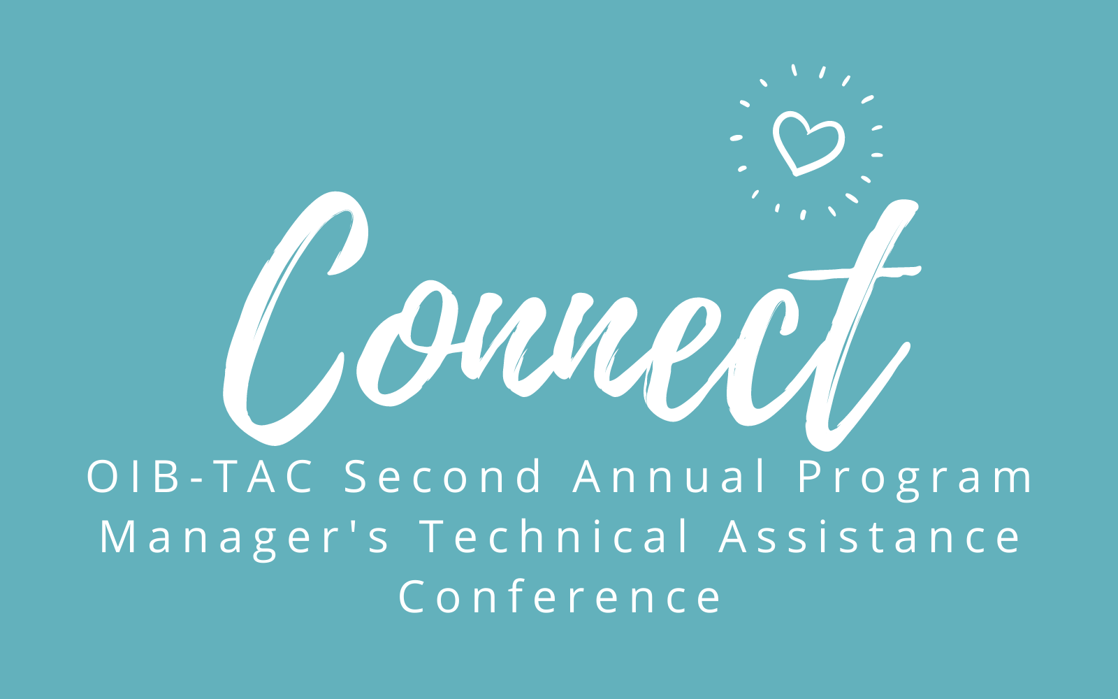 Logo for OIB-TAC Annual Manager's Technical ASsistance Conference