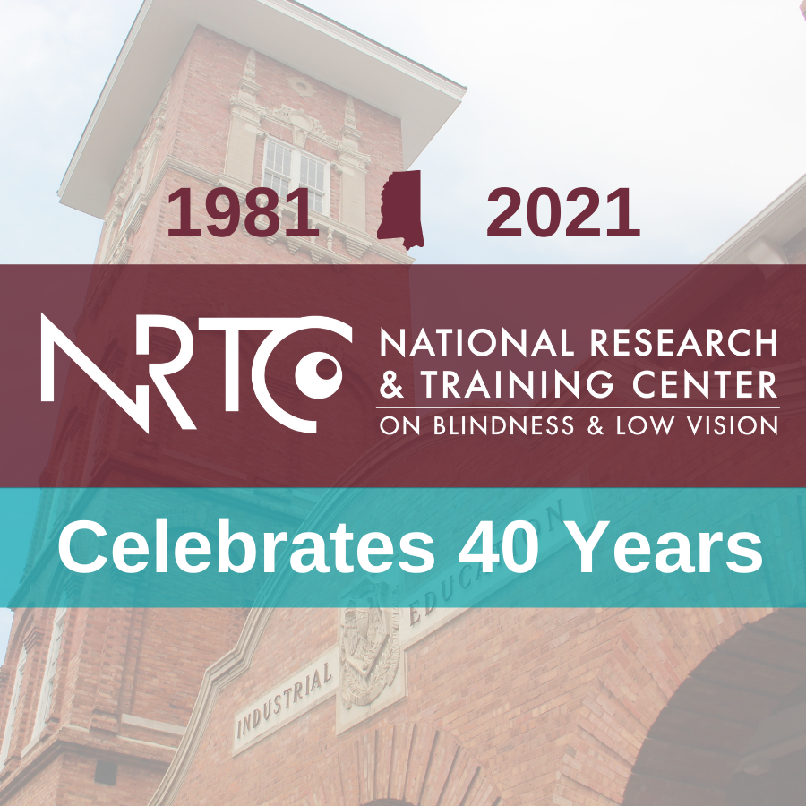 NRTC logo with text 1981 to 2021. NRTC Celebrates 40 years