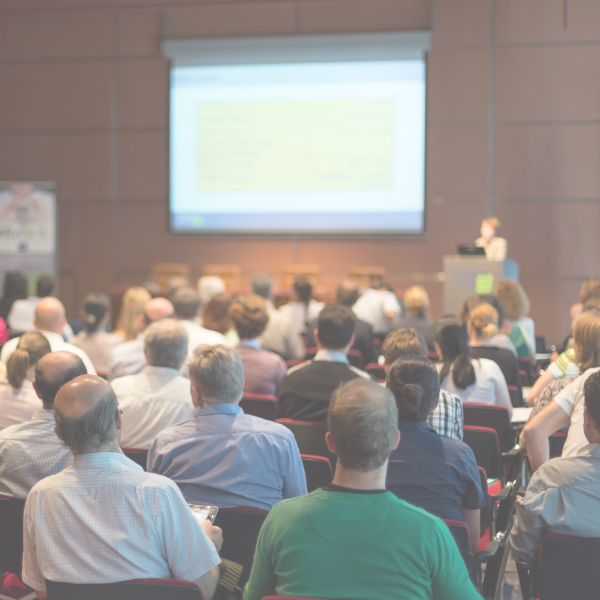 Group sitting at a conference